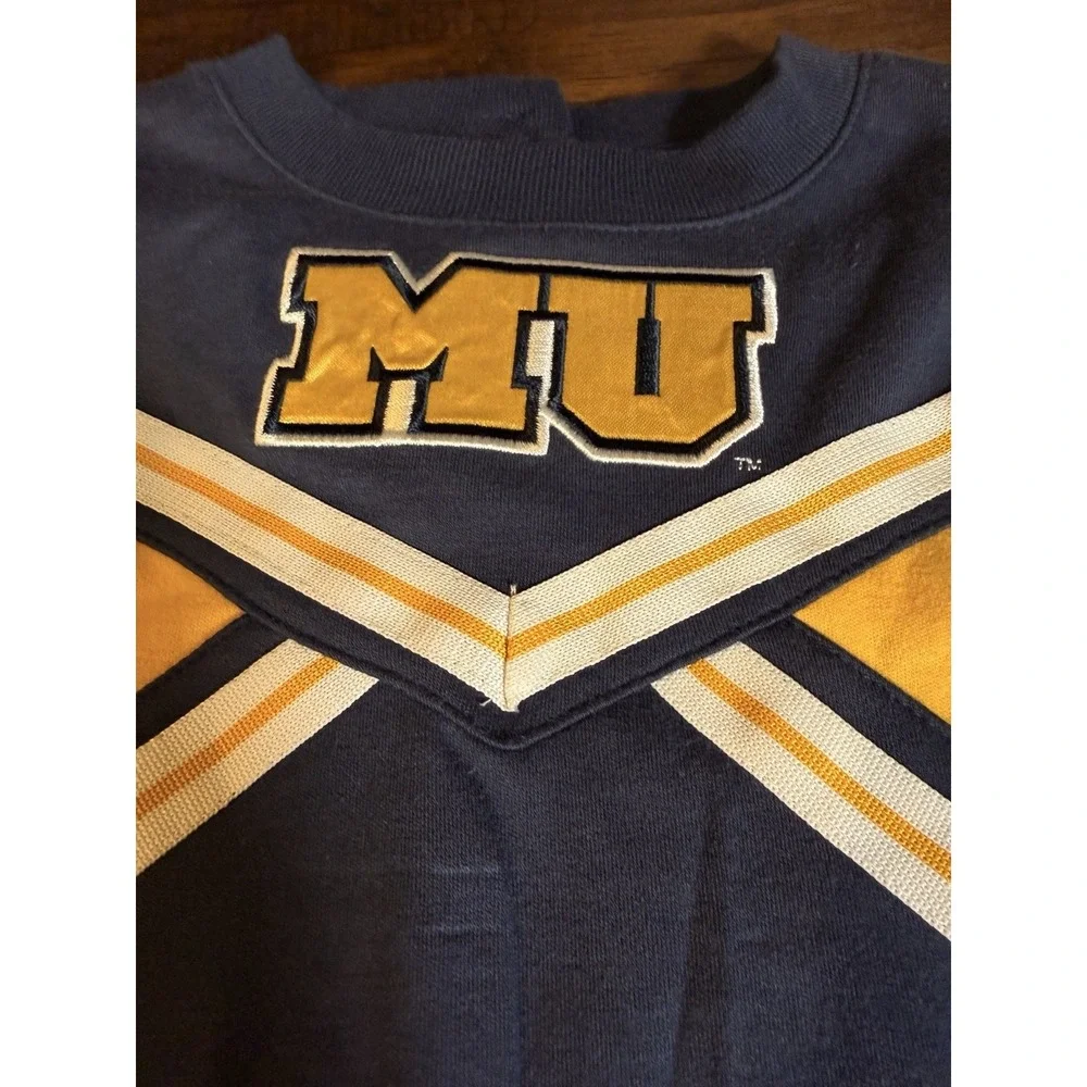 Nike Team Marquette University Cheerleader Outfit 24M 2 Piece Skirt Top